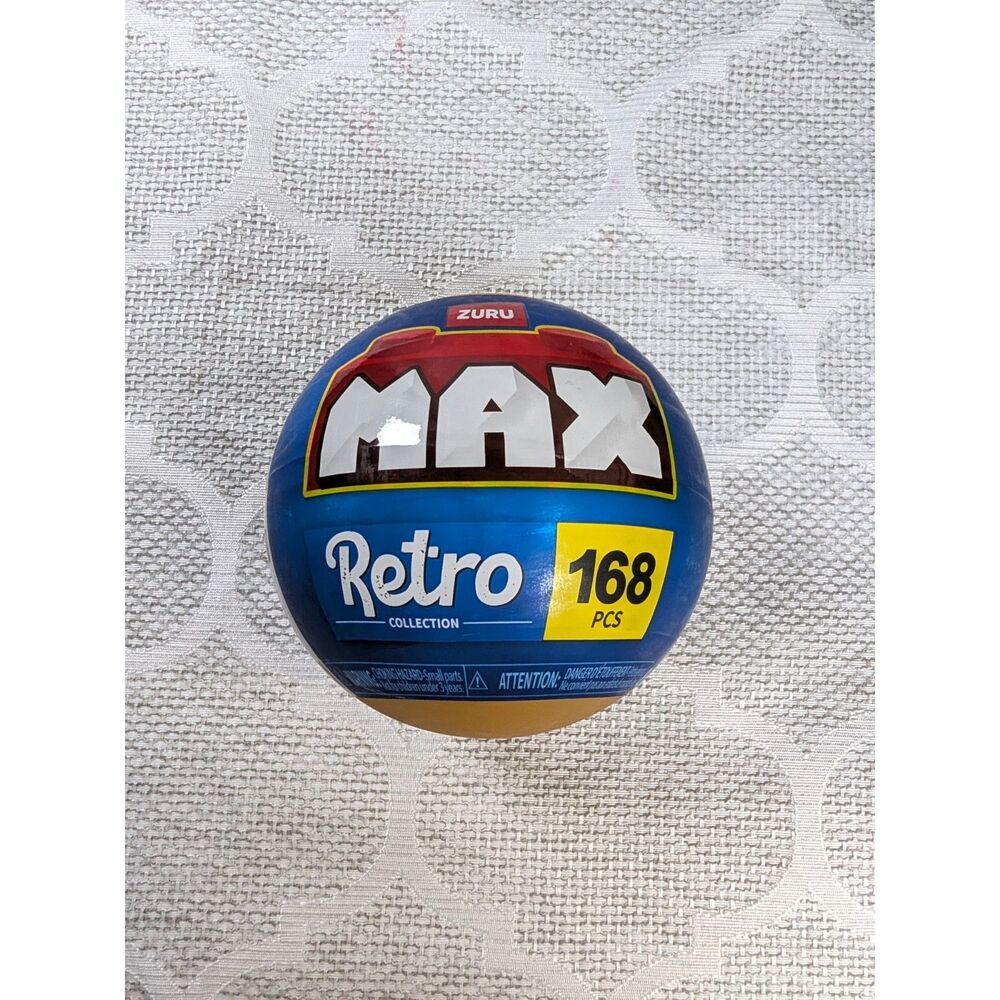 Zurumax retro collection building blocks Capsules- 3 Sealed Mystery Sets